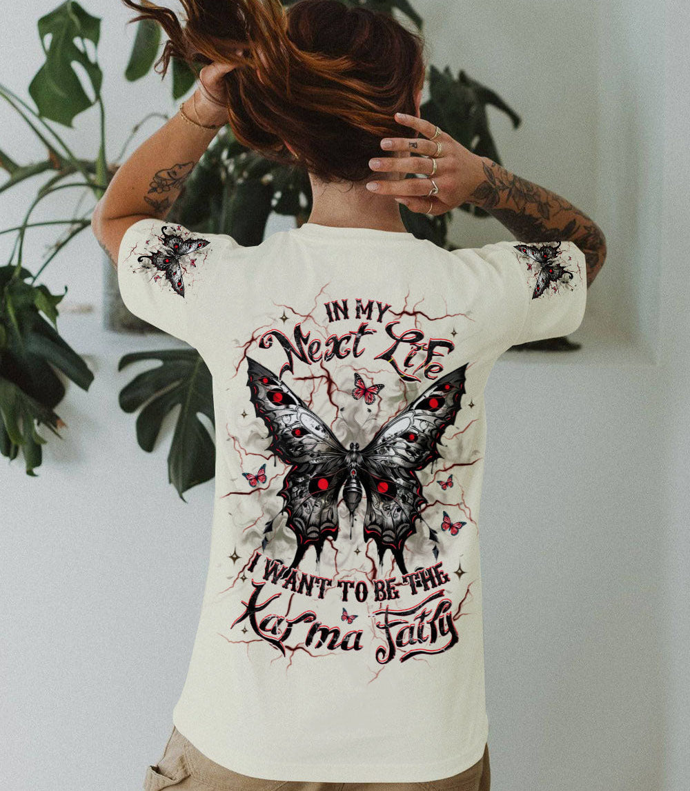 KARMA FAIRY SKULL BUTTERFLY ALL OVER PRINT - YHHG0703252