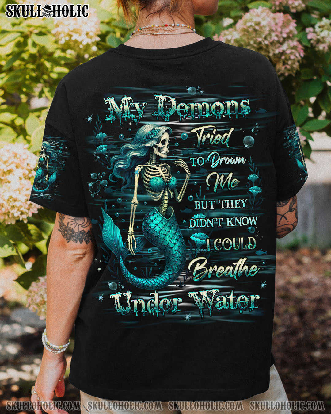 MY DEMONS TRIED TO DROWN ME ALL OVER PRINT - YHHG0905251