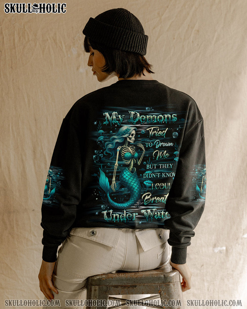MY DEMONS TRIED TO DROWN ME ALL OVER PRINT - YHHG0905251