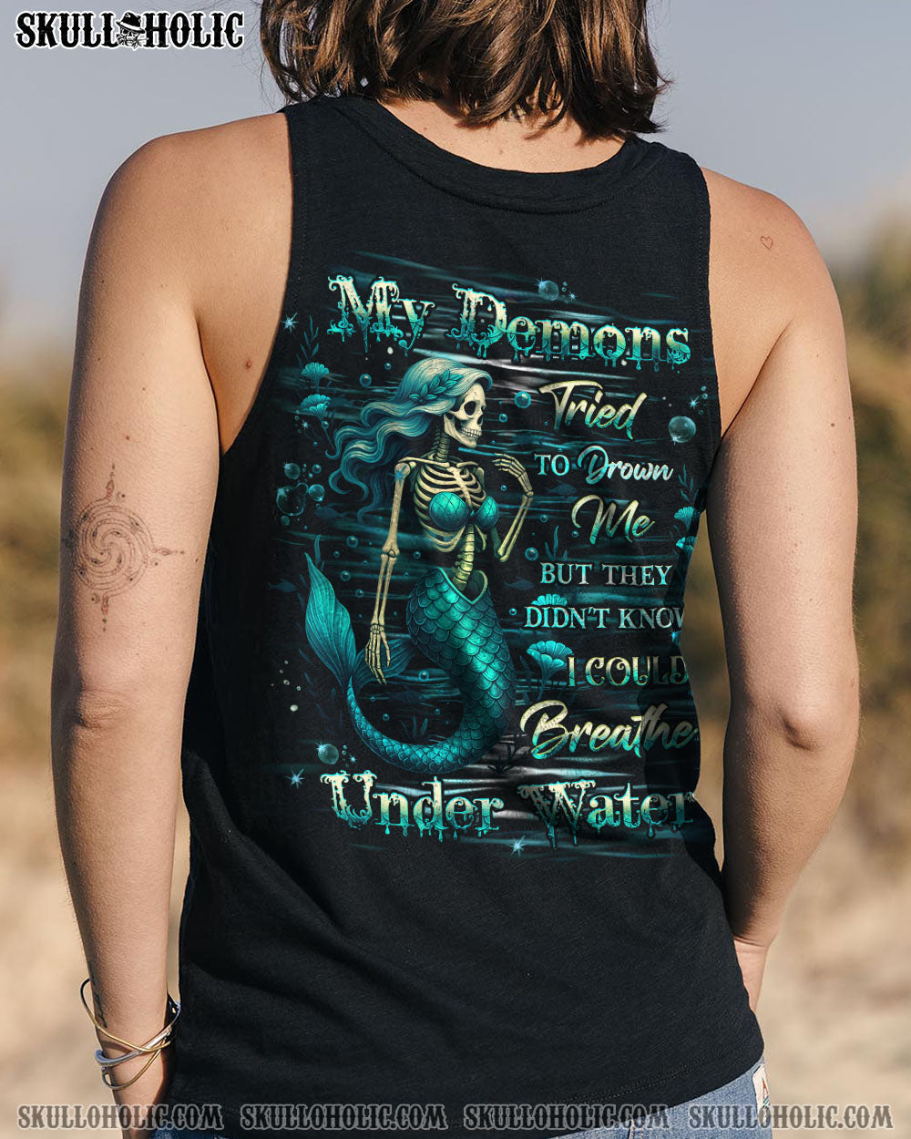 MY DEMONS TRIED TO DROWN ME ALL OVER PRINT - YHHG0905251