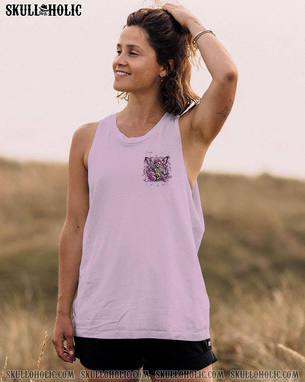 KARMA FAIRY SKULL SKULL BUTTERFLY ALL OVER PRINT - YHHG1403251