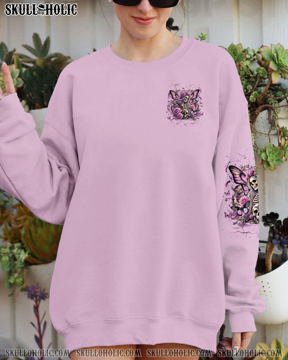 KARMA FAIRY SKULL SKULL BUTTERFLY ALL OVER PRINT - YHHG1403251