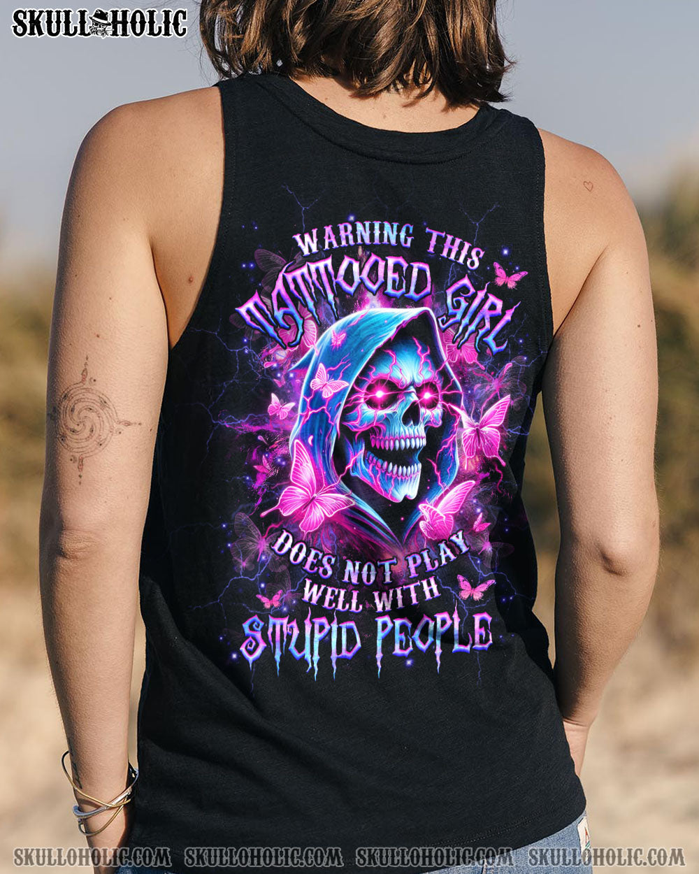 WARNING THIS TATTOOED GIRL ALL OVER PRINT - YHHG1405243