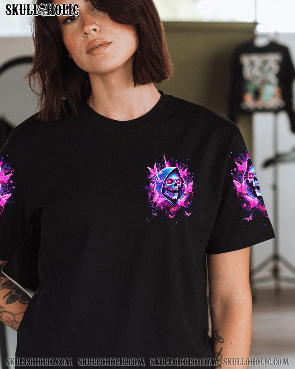 WARNING THIS TATTOOED GIRL ALL OVER PRINT - YHHG1405243