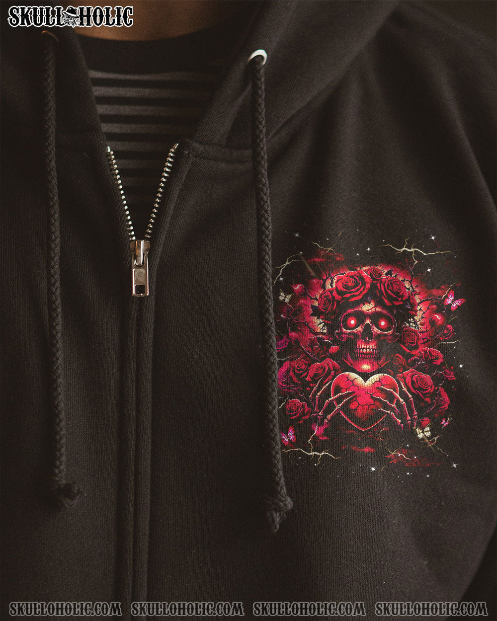LOVE ME LIKE MY DEMONS DO SKULL ALL OVER PRINT - YHHG1504253