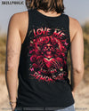 LOVE ME LIKE MY DEMONS DO SKULL ALL OVER PRINT - YHHG1504253