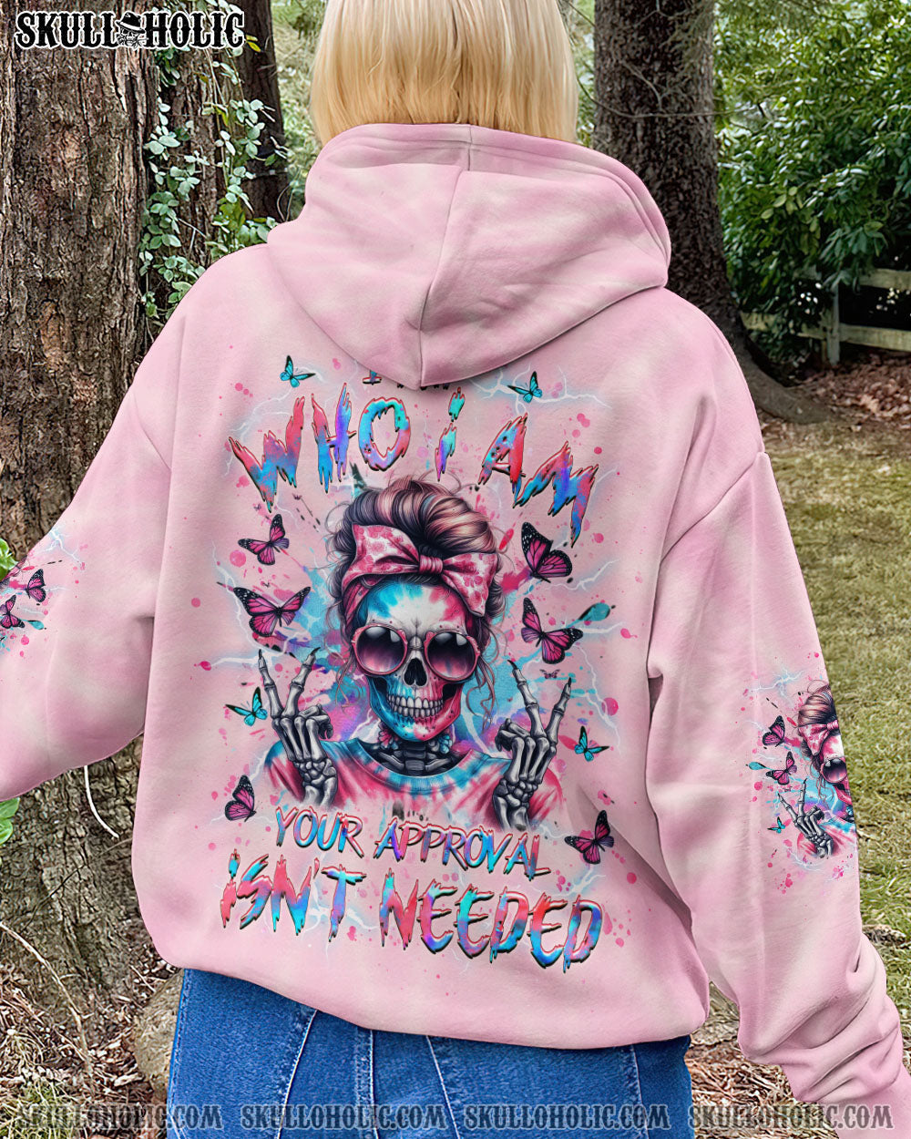 I AM WHO I AM SKULL ALL OVER PRINT - YHHG1804251