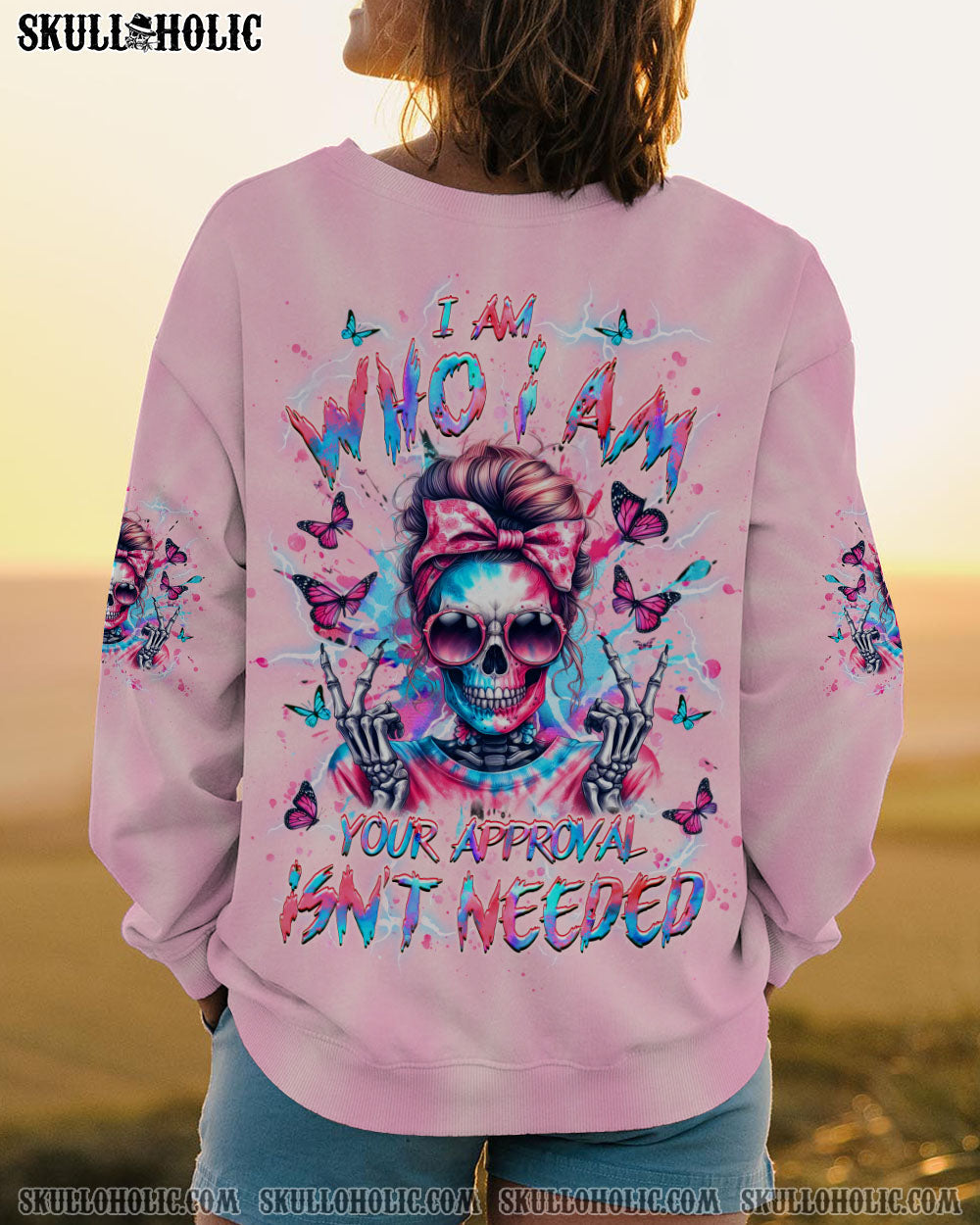 I AM WHO I AM SKULL ALL OVER PRINT - YHHG1804251