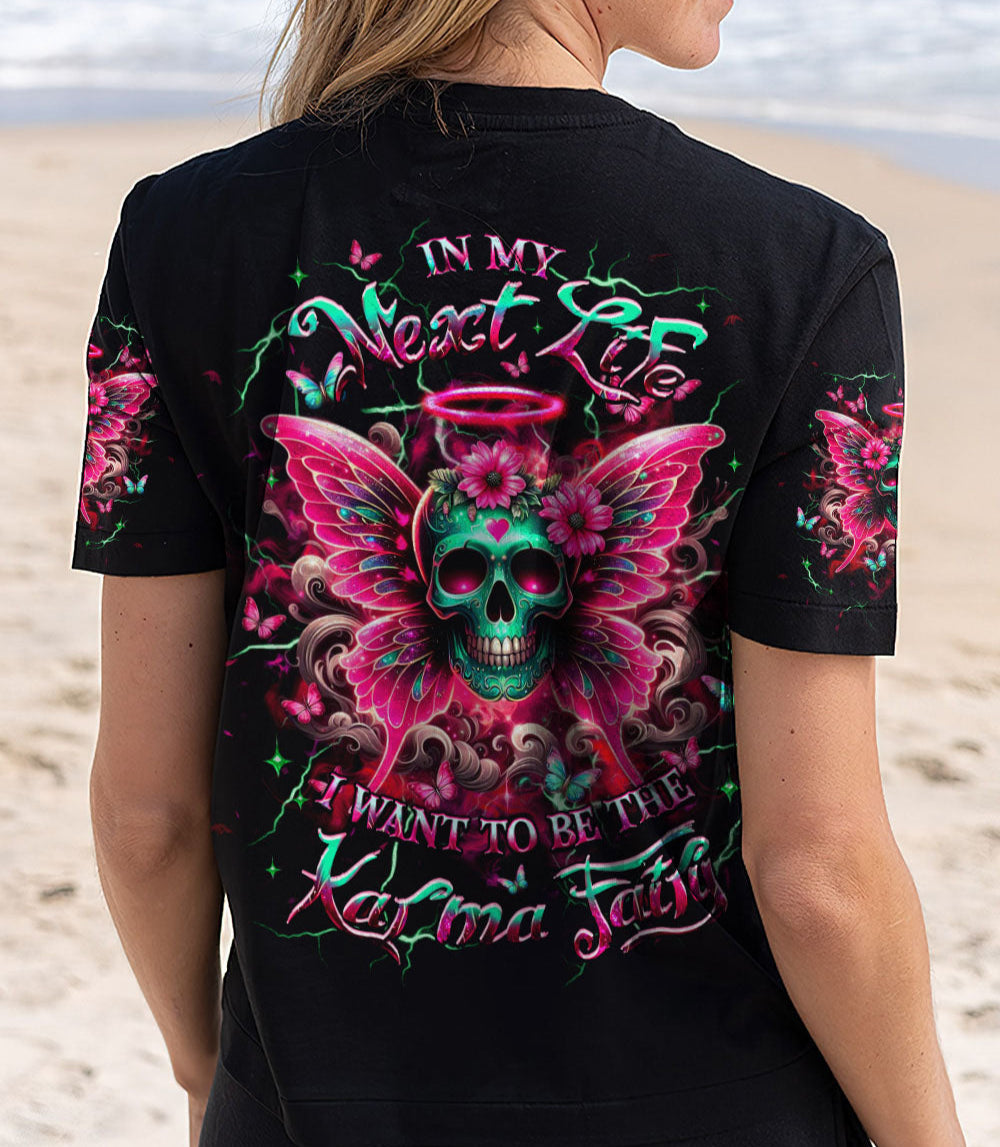 KARMA FAIRY SKULL WINGS ALL OVER PRINT - YHHG1903252