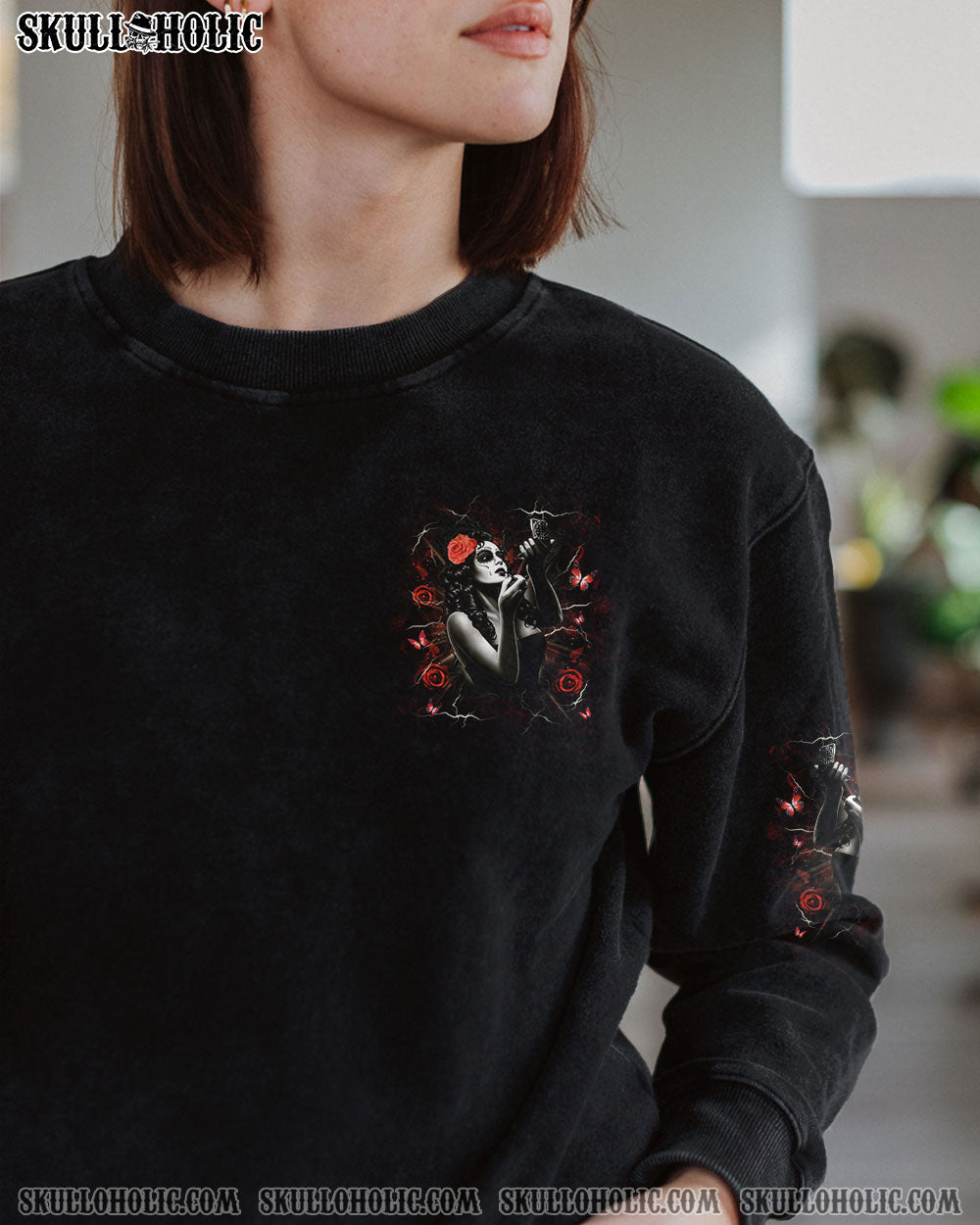 BEHIND EVERY CRAZY B ALL OVER PRINT - YHHG1904252