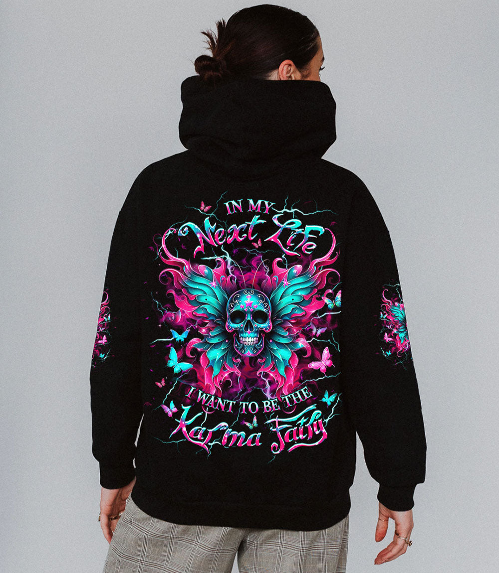 KARMA FAIRY SKULL WINGS ALL OVER PRINT - YHHG2103254