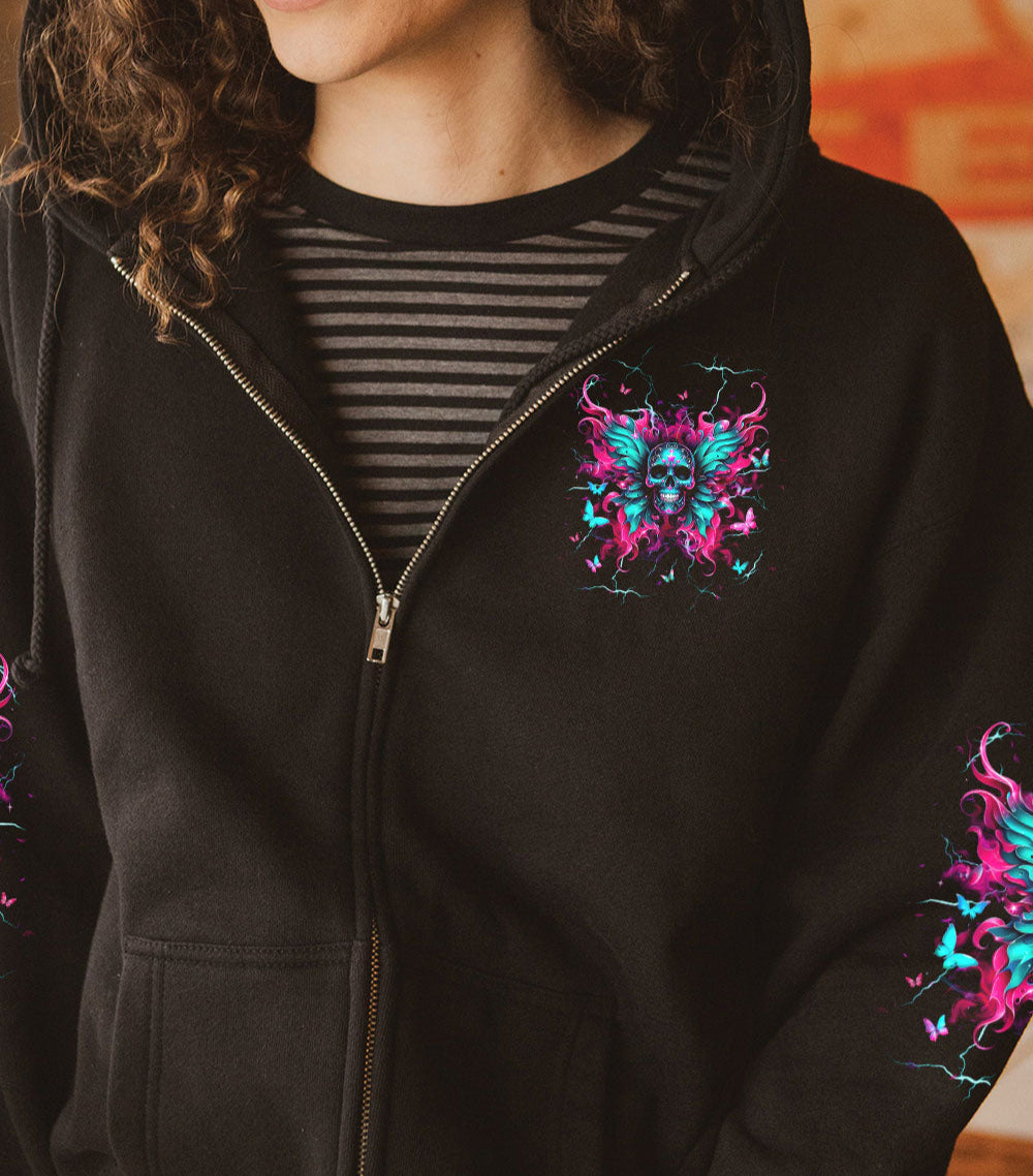 KARMA FAIRY SKULL WINGS ALL OVER PRINT - YHHG2103254