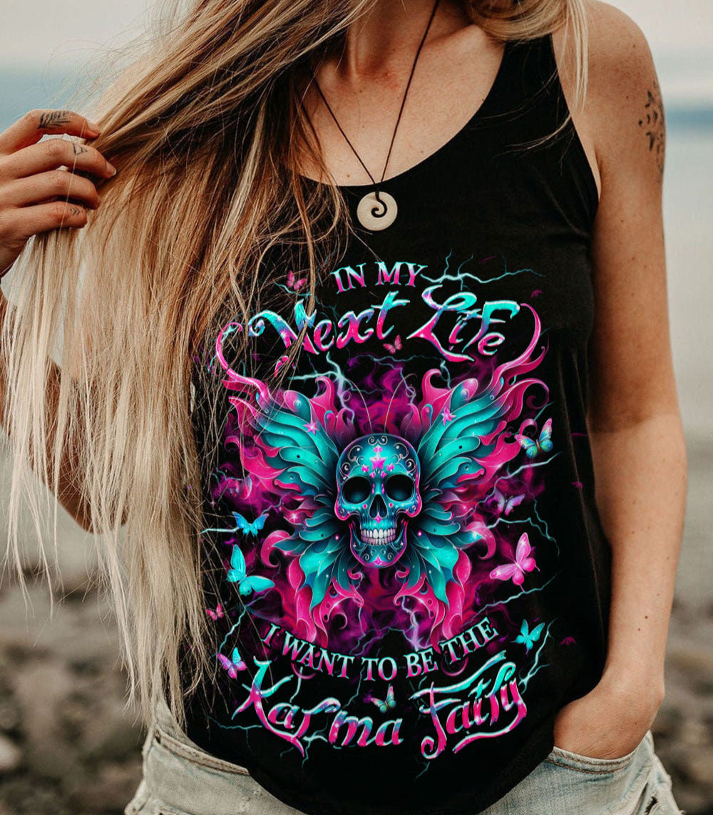 KARMA FAIRY SKULL WINGS ALL OVER PRINT - YHHG2103254