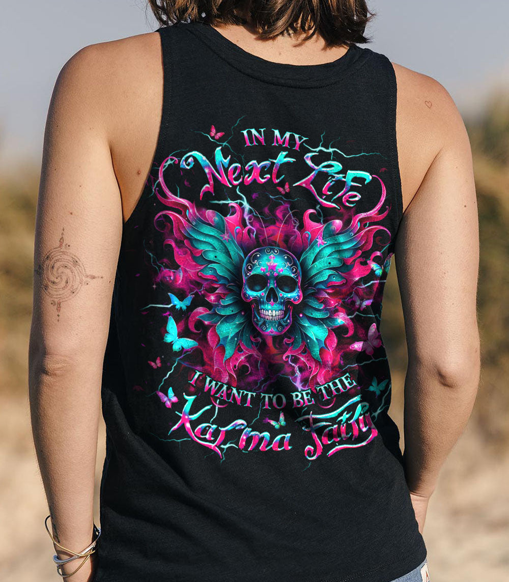 KARMA FAIRY SKULL WINGS ALL OVER PRINT - YHHG2103254
