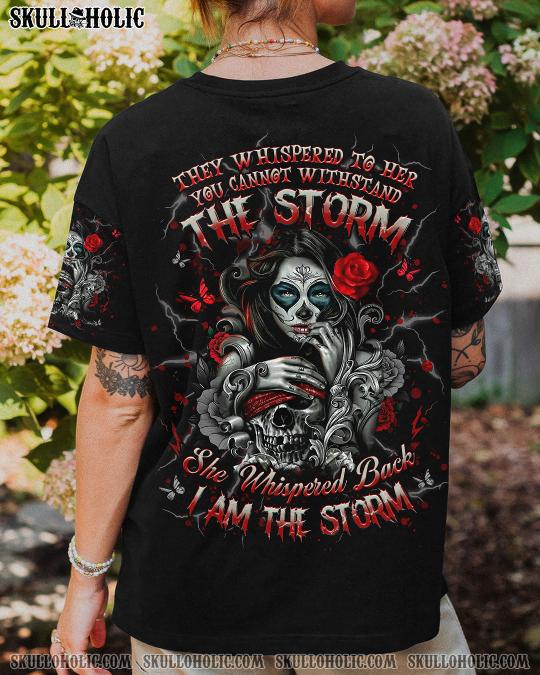 I AM THE STORM SKULL LADY ALL OVER PRINT - YHHG2104251