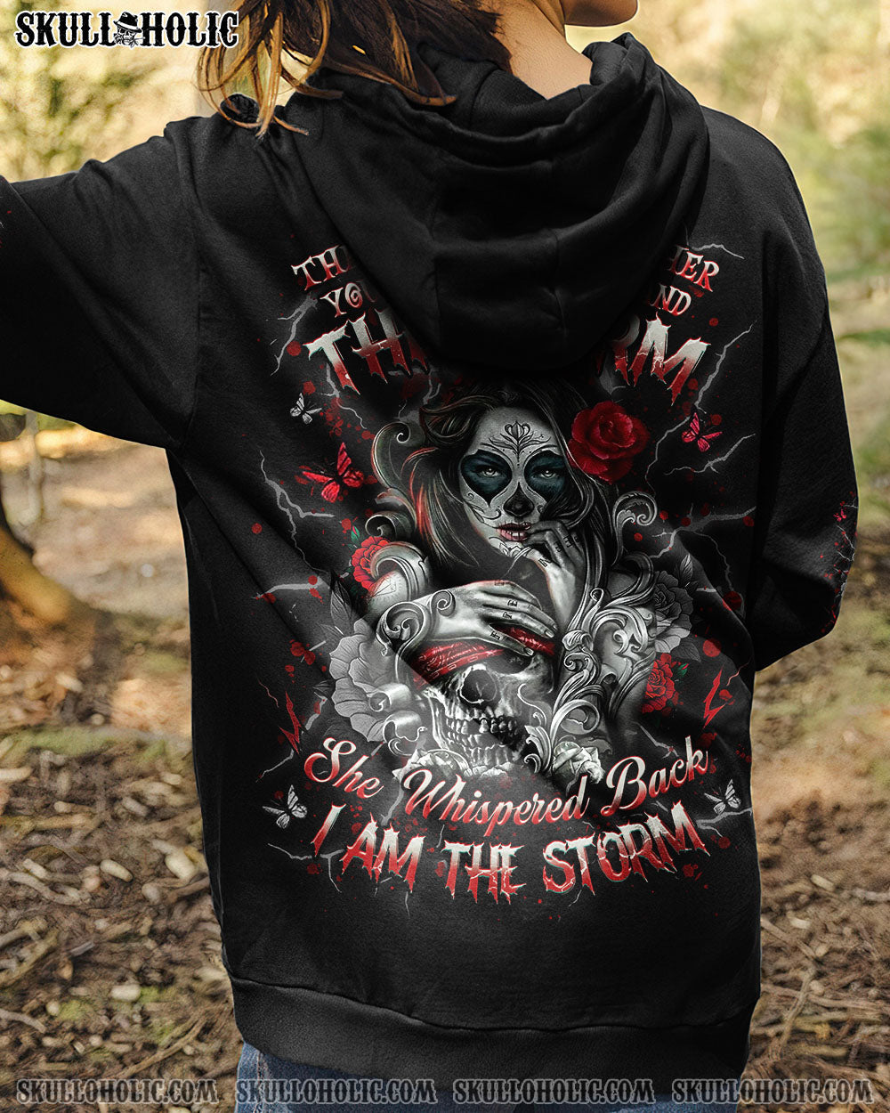 I AM THE STORM SKULL LADY ALL OVER PRINT - YHHG2104251