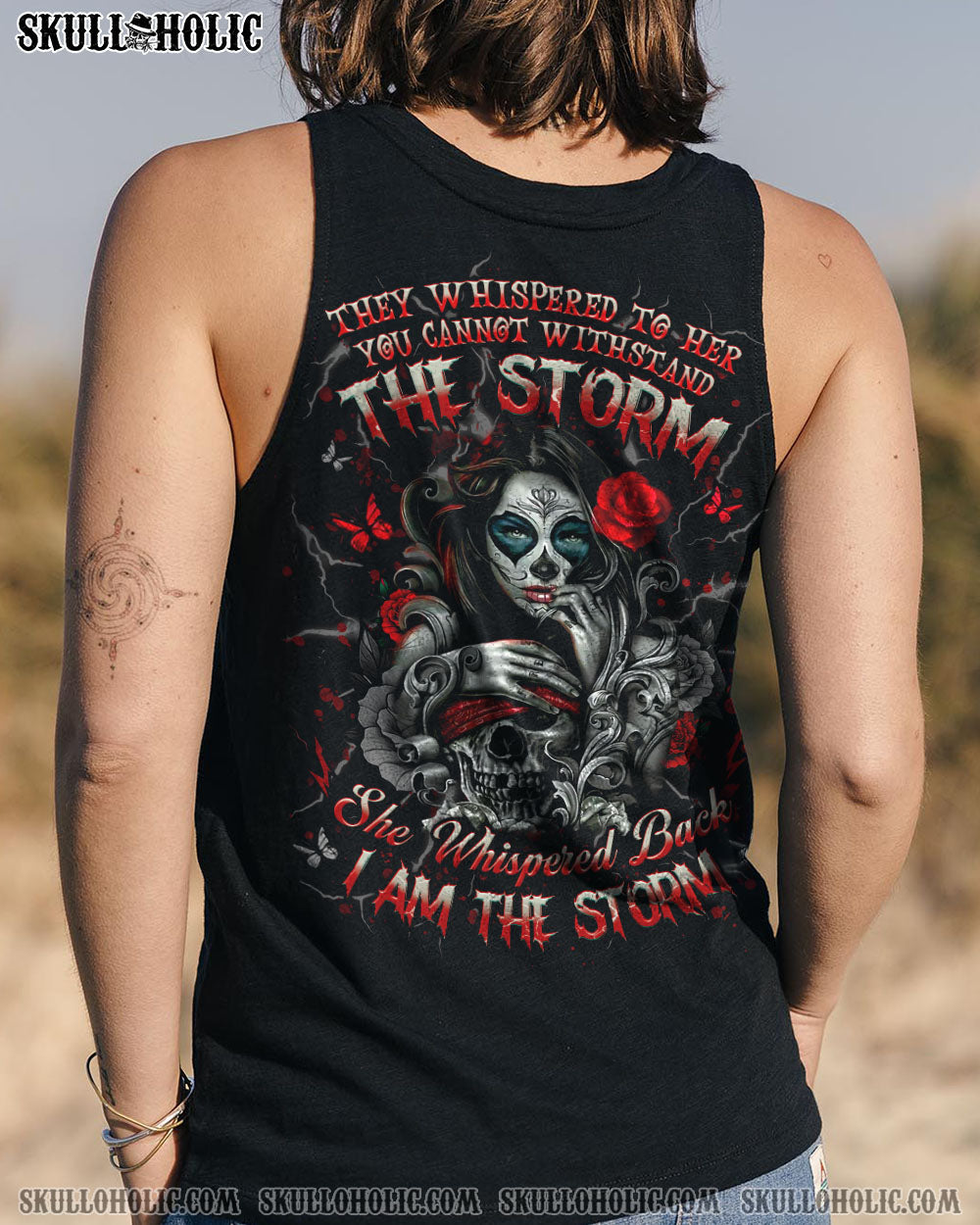 I AM THE STORM SKULL LADY ALL OVER PRINT - YHHG2104251