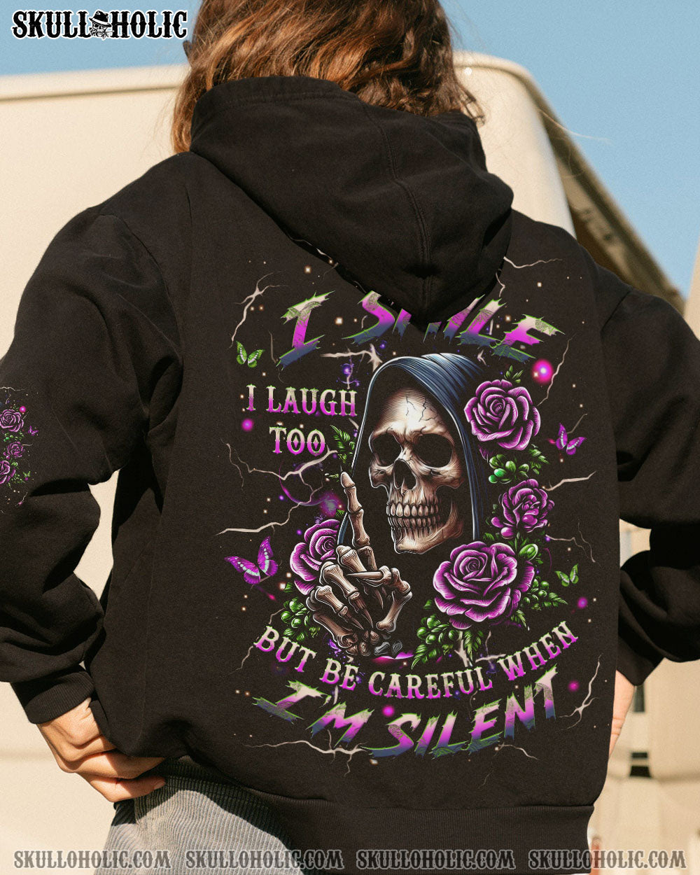 BE CAREFUL WHEN I'M SILENT REAPER ALL OVER PRINT - YHHG2204251