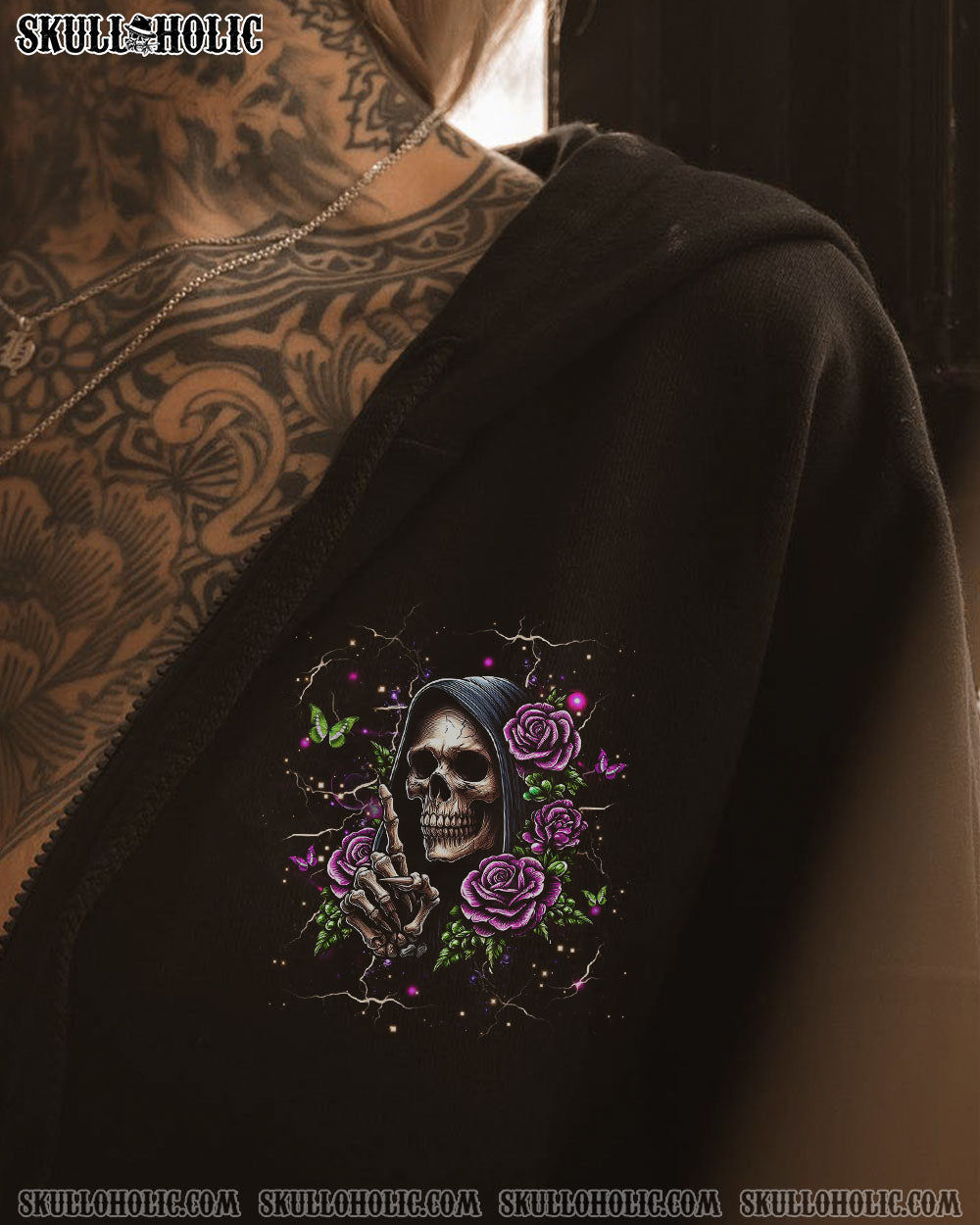 BE CAREFUL WHEN I'M SILENT REAPER ALL OVER PRINT - YHHG2204251