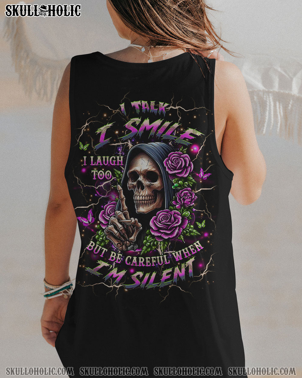 BE CAREFUL WHEN I'M SILENT REAPER ALL OVER PRINT - YHHG2204251