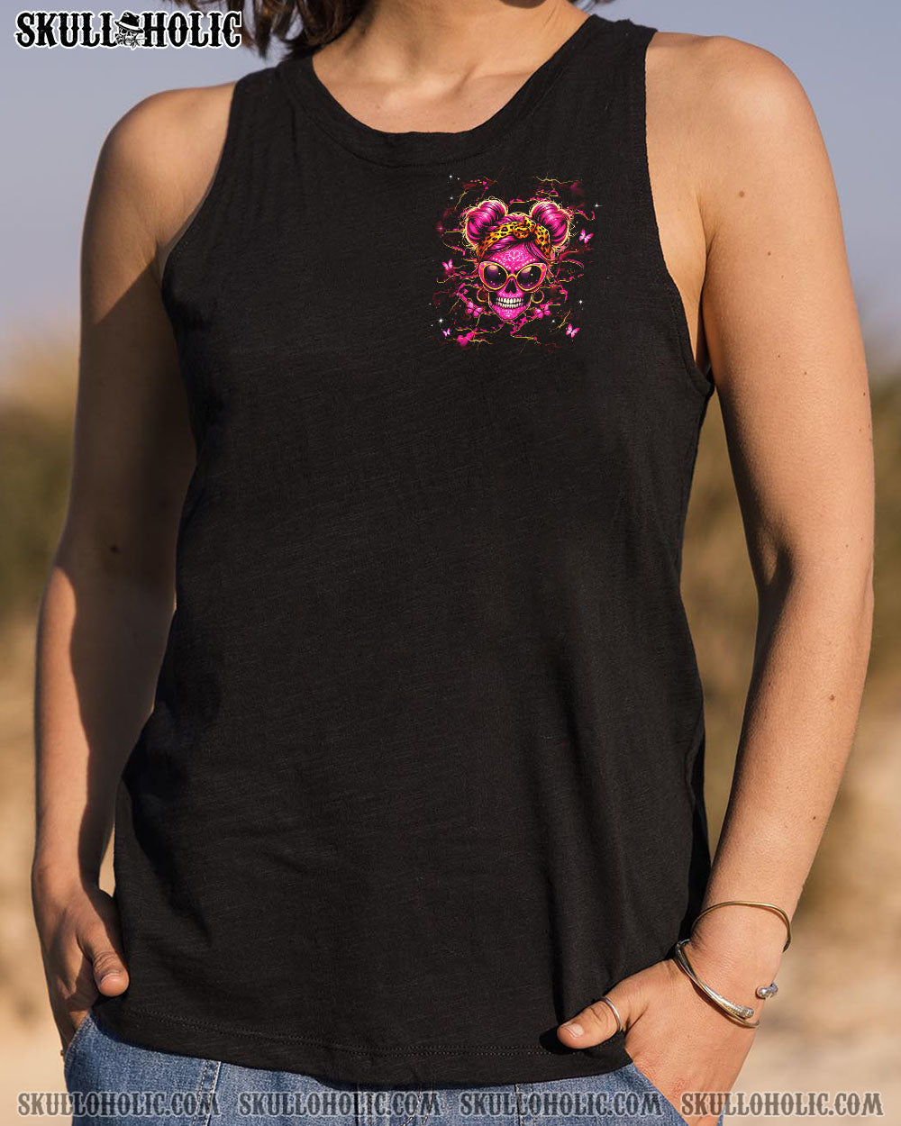 I AM A SWEET GIRL BUT IF YOU PISS ME OFF SKULL ALL OVER PRINT - YHHG2503252
