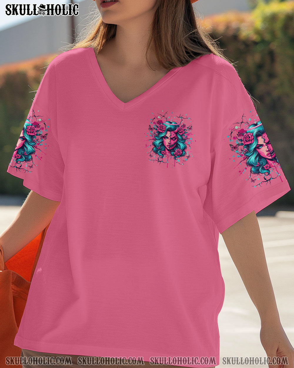 DON'T TRY TO FIGURE ME OUT SKULL ALL OVER PRINT - YHHG2603251