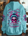 ASSUMING I WAS LIKE MOST GIRLS MESSY BUN SKULL ALL OVER PRINT - YHHG2703251