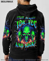 STUCK BETWEEN IDK IDC AND IDGAF SKULL ALL OVER PRINT - YHHN1112234