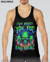 STUCK BETWEEN IDK IDC AND IDGAF SKULL ALL OVER PRINT - YHHN1112234