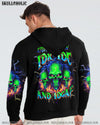 STUCK BETWEEN IDK IDC AND IDGAF SKULL ALL OVER PRINT - YHHN1112234