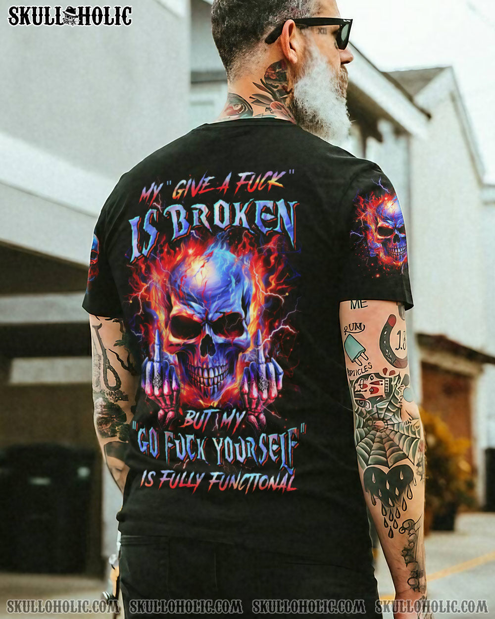 MY GIVE A F SKULL ALL OVER PRINT - YHHN1812232