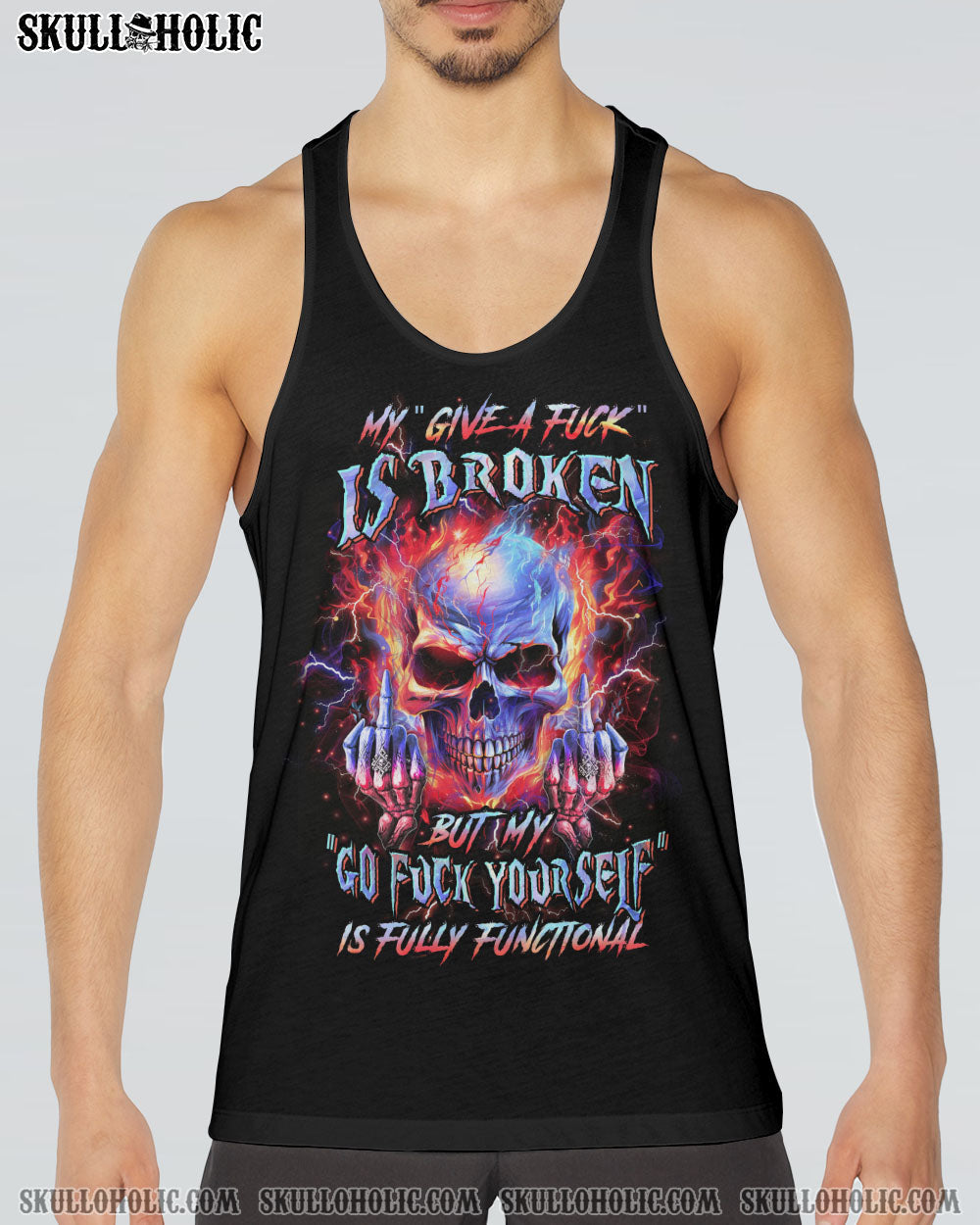 MY GIVE A F SKULL ALL OVER PRINT - YHHN1812232