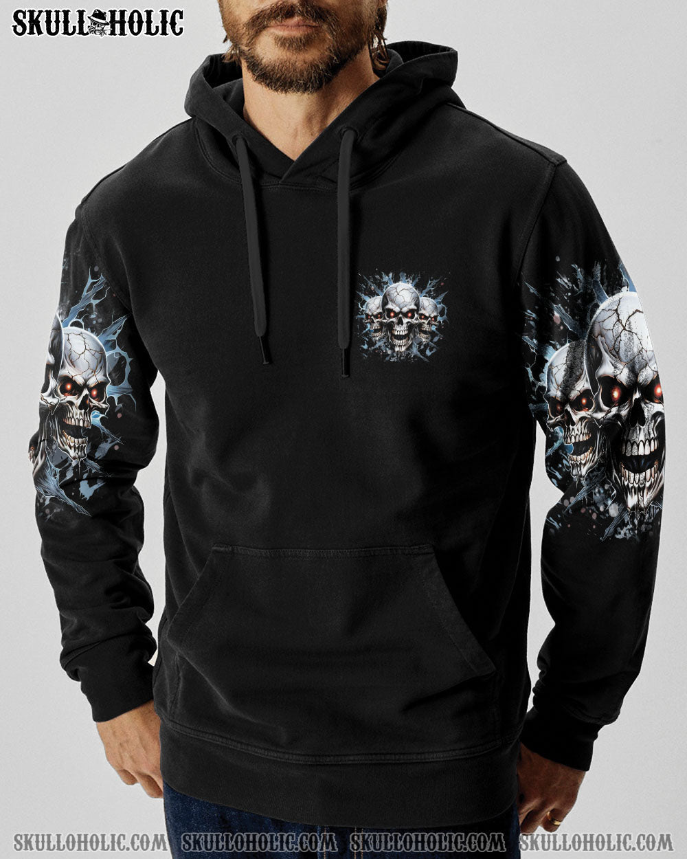 I HAVE 3 SIDES 3 SKULLS ALL OVER PRINT - YHHN1907242
