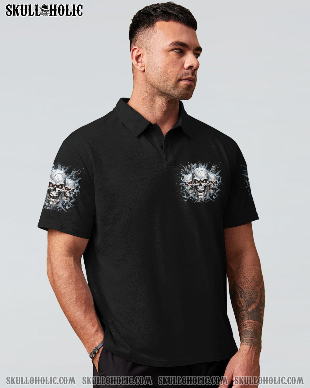 I HAVE 3 SIDES 3 SKULLS ALL OVER PRINT - YHHN1907242
