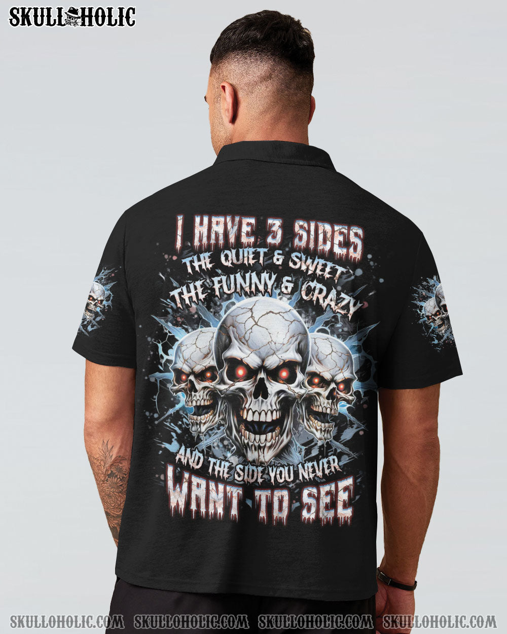 I HAVE 3 SIDES 3 SKULLS ALL OVER PRINT - YHHN1907242