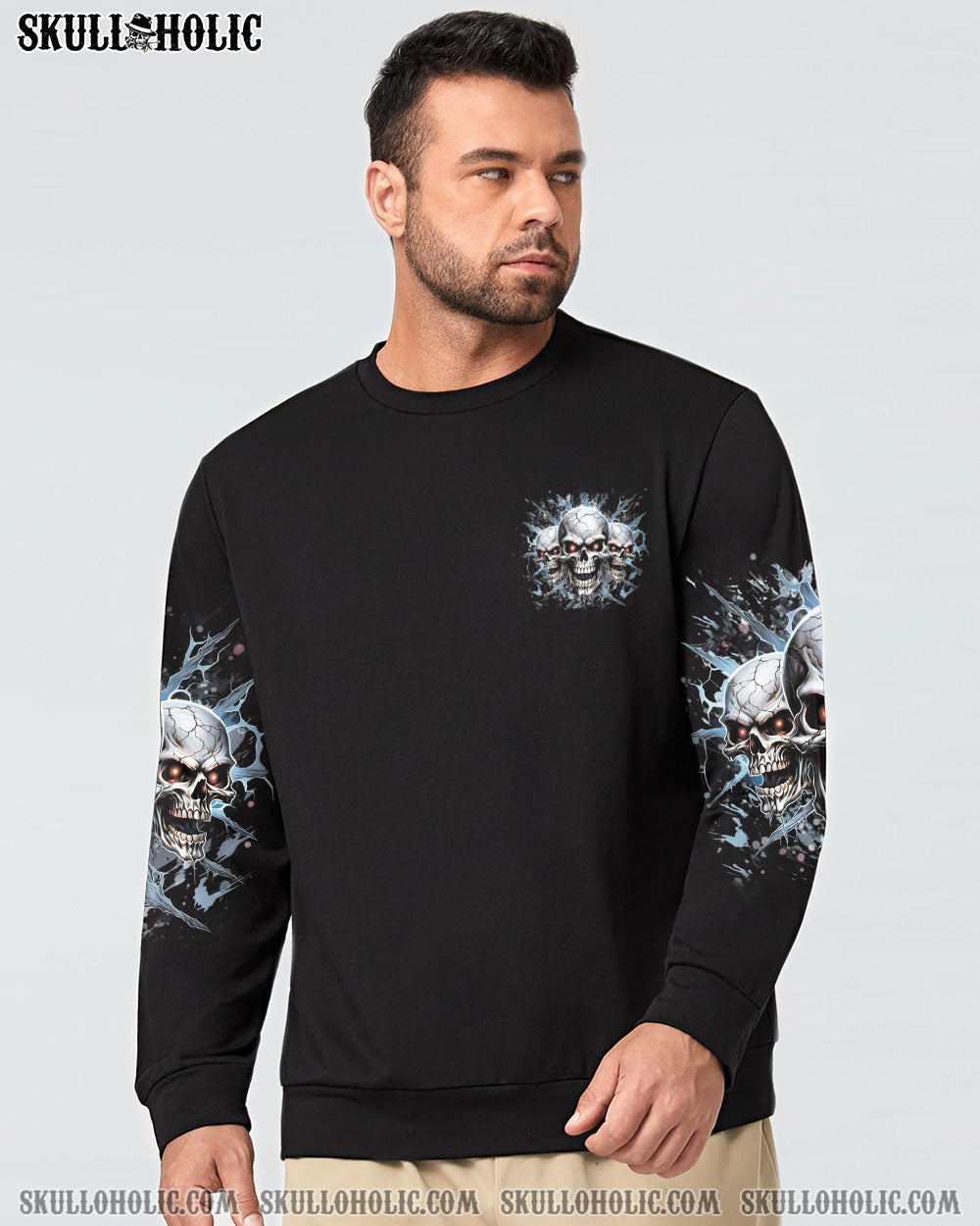 I HAVE 3 SIDES 3 SKULLS ALL OVER PRINT - YHHN1907242