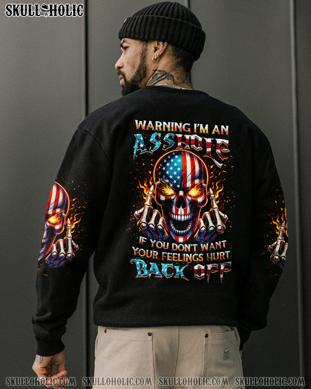 WARNING I'M AN A MAD SKULL ALL OVER PRINT - YHHN2002241