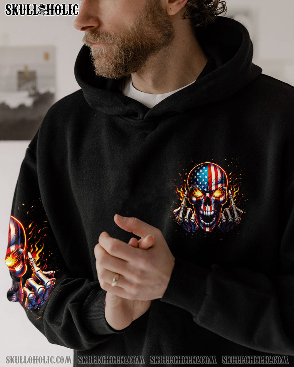 WARNING I'M AN A MAD SKULL ALL OVER PRINT - YHHN2002241
