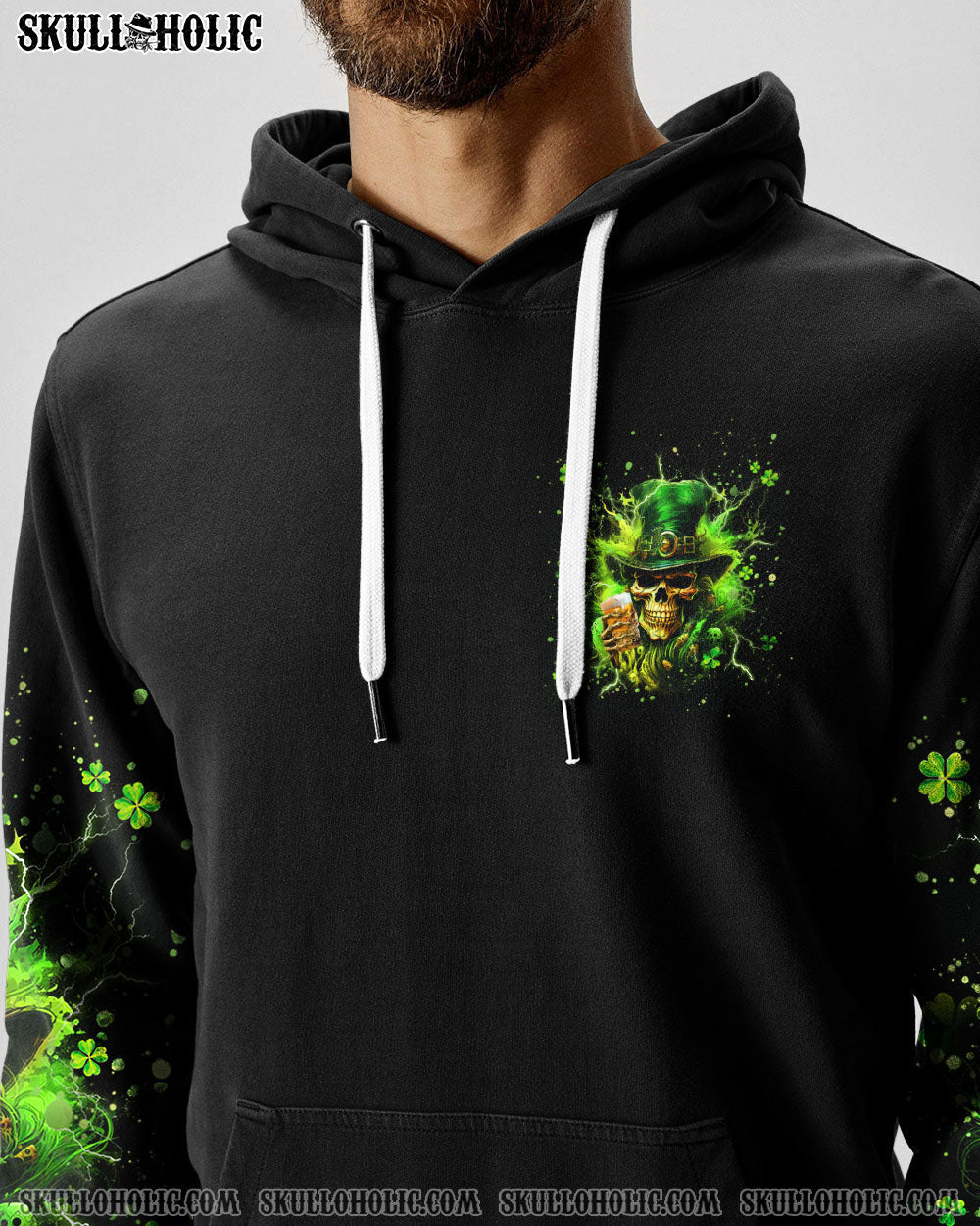 THE DEVIL WHISPERED TO ME BRING BEER SKULL PATRICK'S DAY ALL OVER PRINT - YHHN2301241