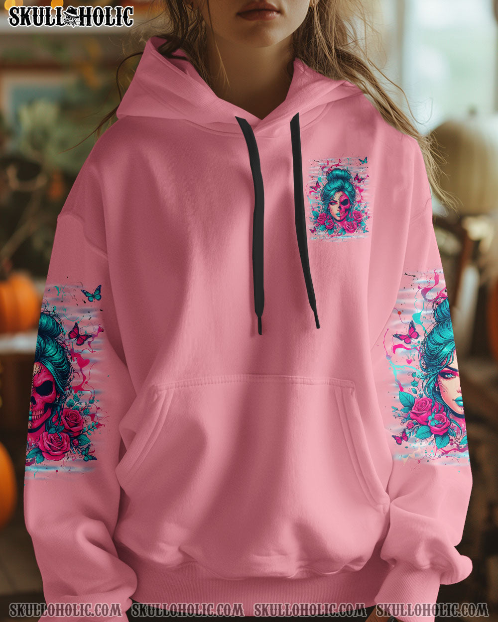 DON'T TRY TO FIGURE ME OUT SKULL ALL OVER PRINT - YHHN3103254