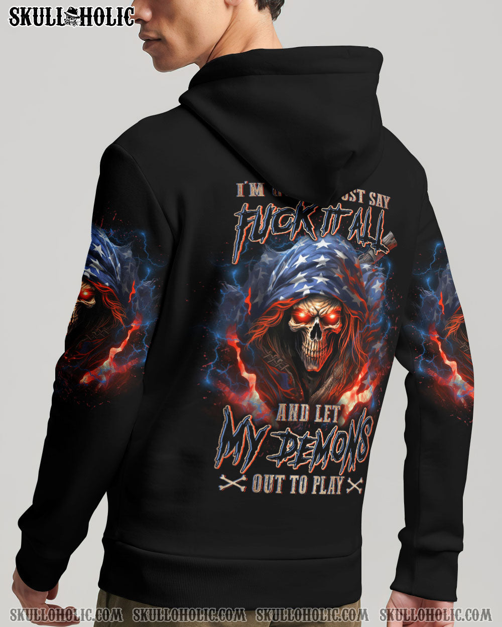 ONE DAY I'M GONNA JUST SAY F IT ALL FLAG REAPER ALL OVER PRINT - YHLN0801232