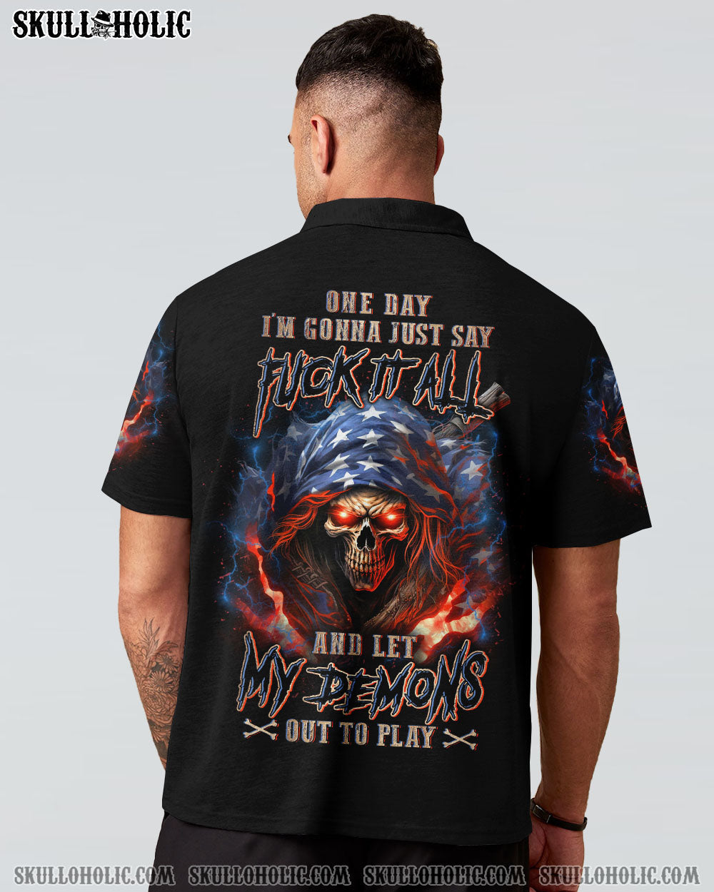 ONE DAY I'M GONNA JUST SAY F IT ALL FLAG REAPER ALL OVER PRINT - YHLN0801232