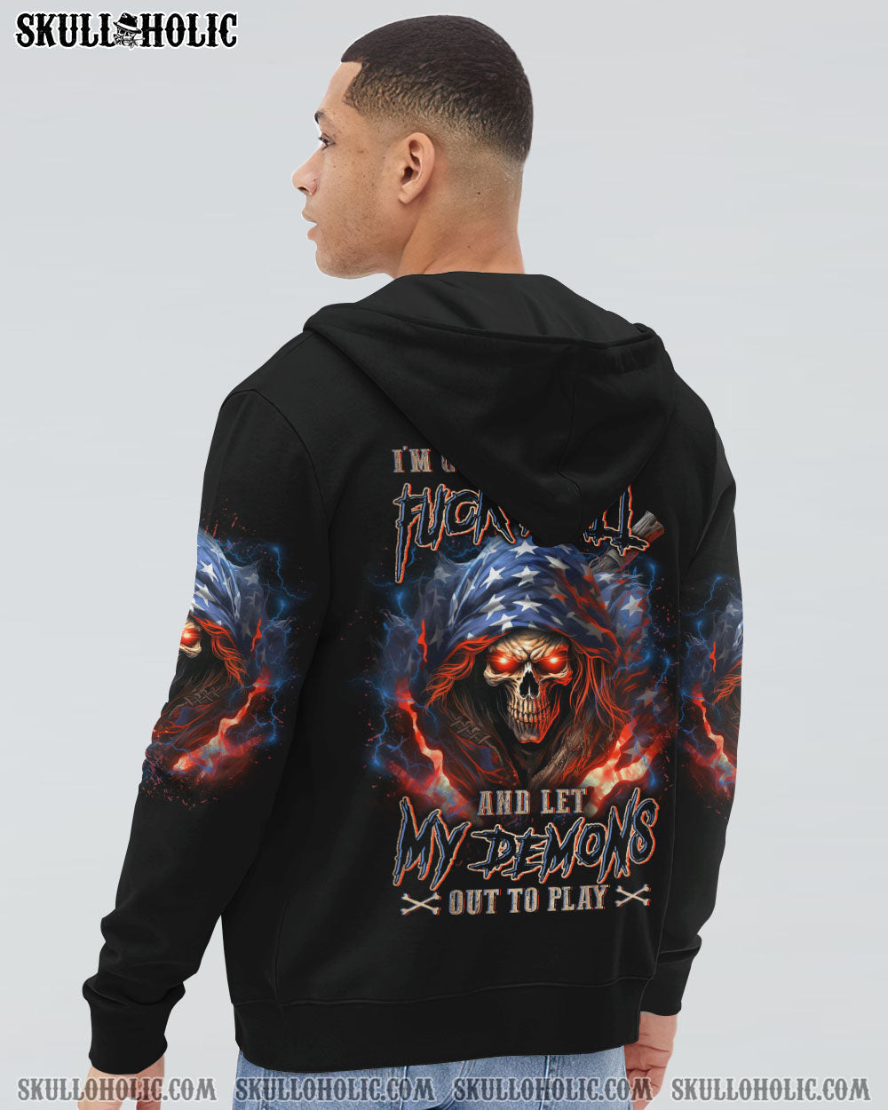 ONE DAY I'M GONNA JUST SAY F IT ALL FLAG REAPER ALL OVER PRINT - YHLN0801232