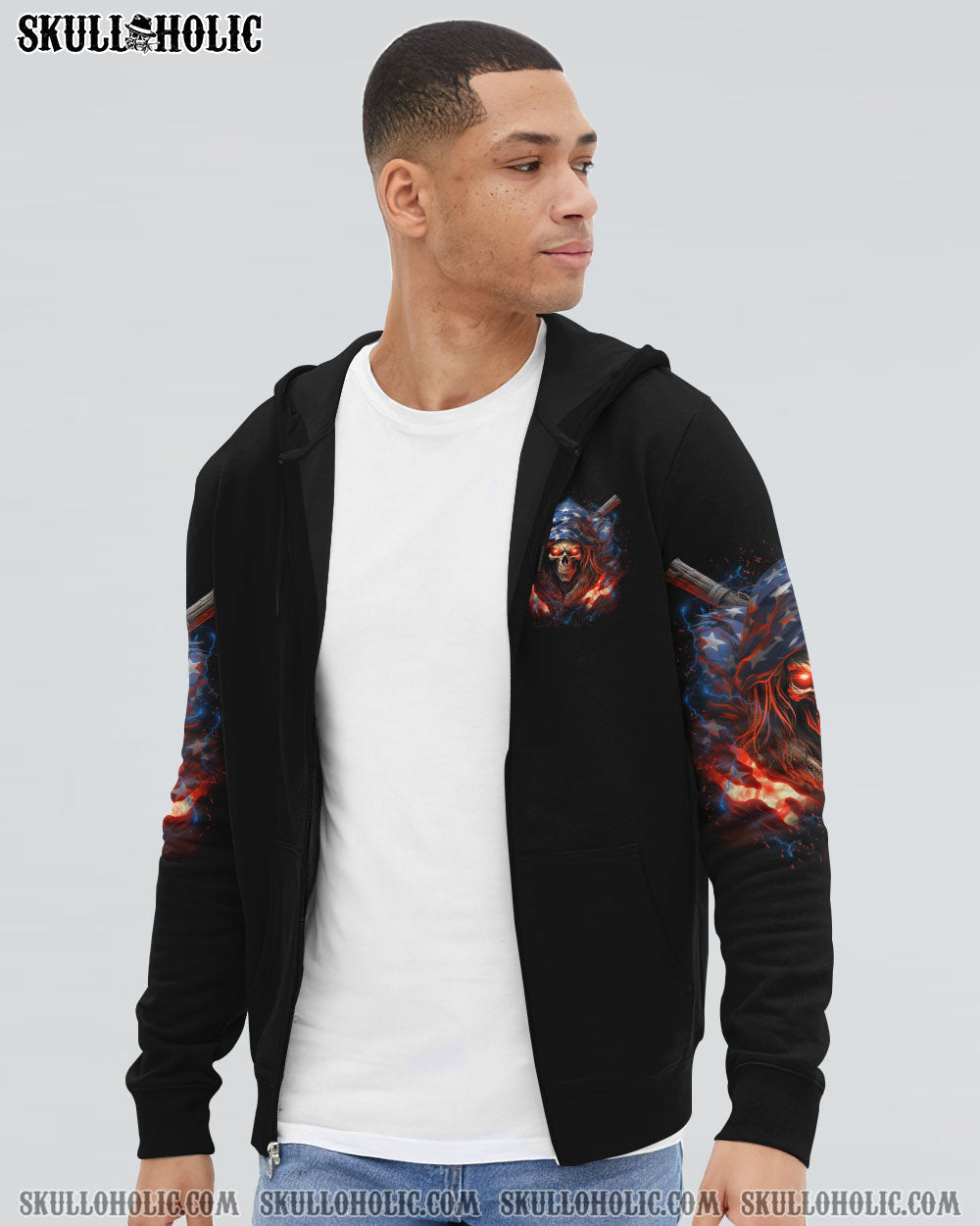 ONE DAY I'M GONNA JUST SAY F IT ALL FLAG REAPER ALL OVER PRINT - YHLN0801232