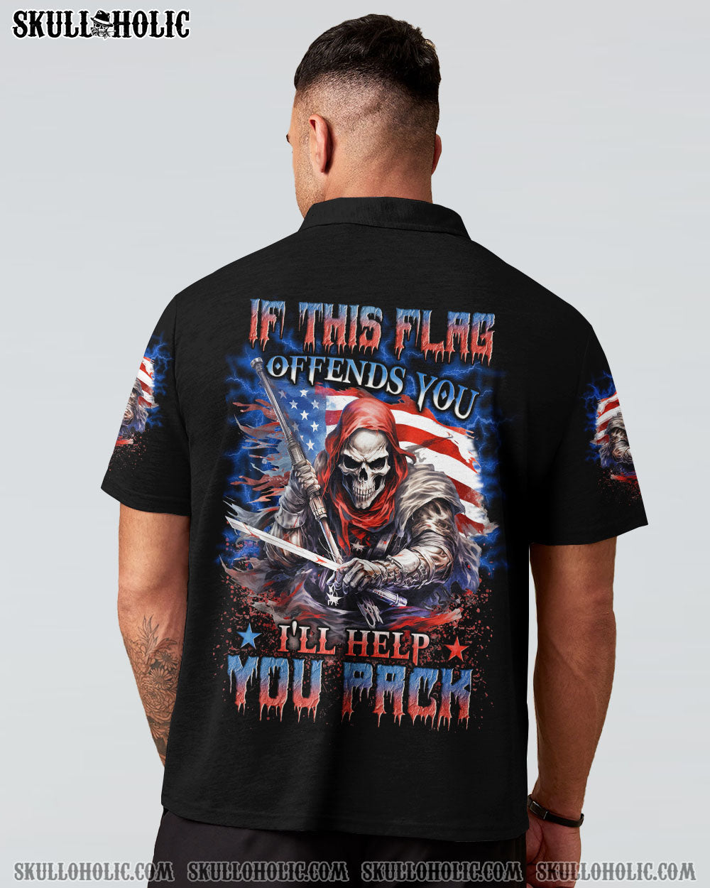 IF THIS FLAG OFFENDS YOU ALL OVER PRINT - YHLN0908232