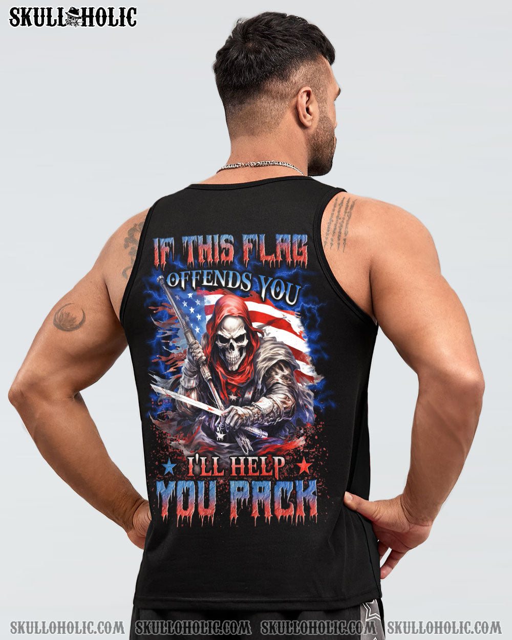 IF THIS FLAG OFFENDS YOU ALL OVER PRINT - YHLN0908232