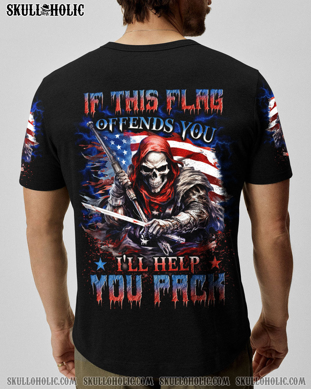 IF THIS FLAG OFFENDS YOU ALL OVER PRINT - YHLN0908232