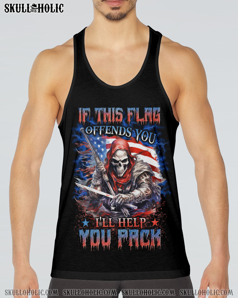 IF THIS FLAG OFFENDS YOU ALL OVER PRINT - YHLN0908232