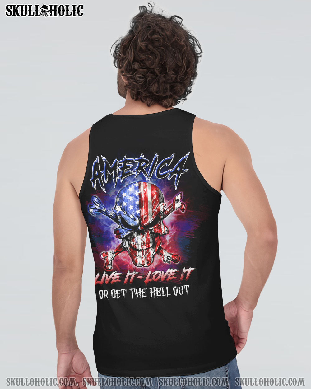 AMERICA LIVE IT LOVE IT OR GET THE HELL OUT ALL OVER PRINT - YHLN1206231