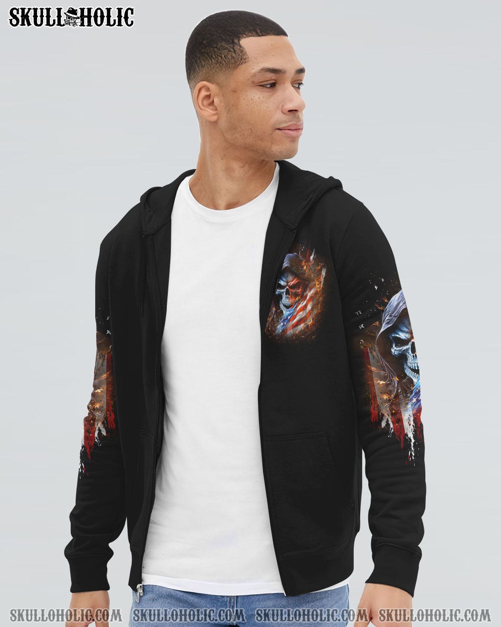 I'M NOT ANTI-SOCIAL MAD REAPER FLAG ALL OVER PRINT - YHLN1306234